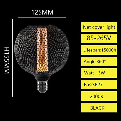 Ferra™ Nordic Cage Pendant Light | Industrial Metal Lamp for Dining & Bar VelunaLumin