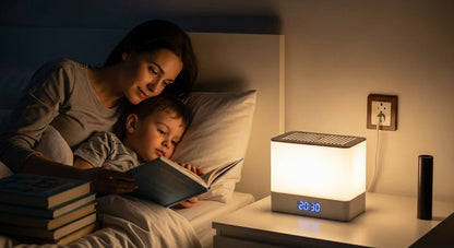 Tempus™ LED Night Light with Time Display | Dimmable USB Bedside Lamp for Nursery VelunaLumin
