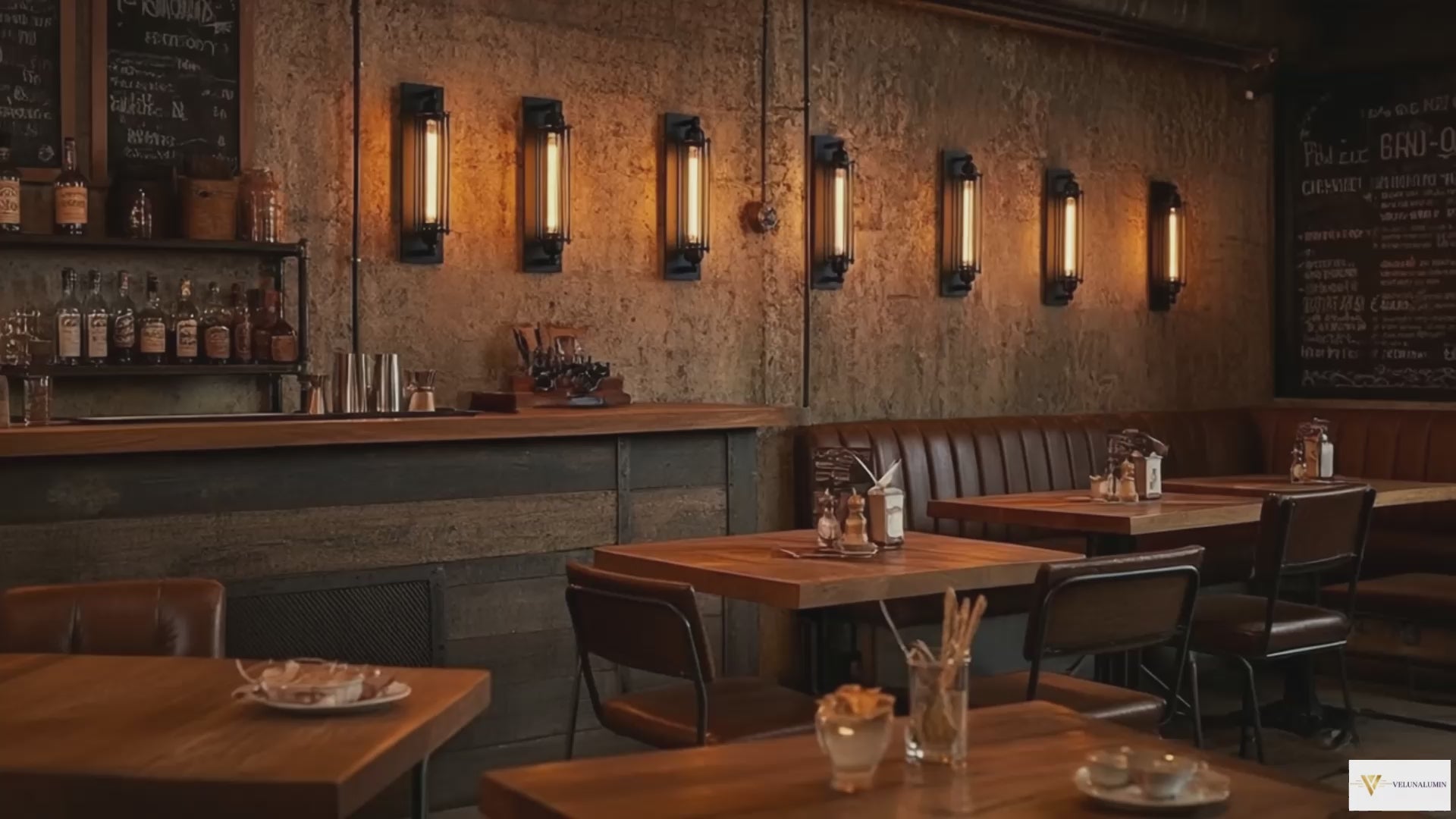IronGlow Industrial Wall Sconce - Black metal cage design with E27 bulb holder, perfect for vintage industrial lighting. VelunaLumin.