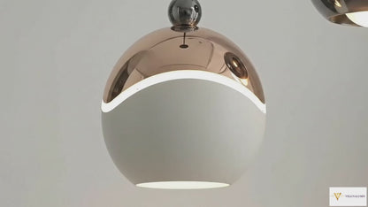 AuraSpire Architectural Pendant Light in a soft Off-White and Black finish, featuring a minimalist aluminum body and optical spotlight lens. VelunaLumin.