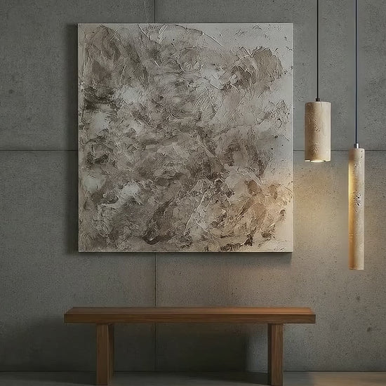 TerraGlow Natural Stone Pendant Light - Hand-carved yellow cave stone lamp with built-in G9 LED, showing unique natural textures and imperfections. VelunaLumin.