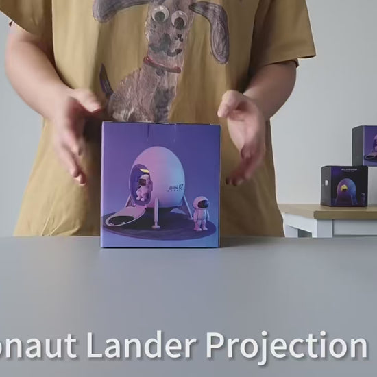 Stargazer astronaut galaxy and nebula projector night light.