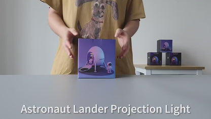 Stargazer astronaut galaxy and nebula projector night light.